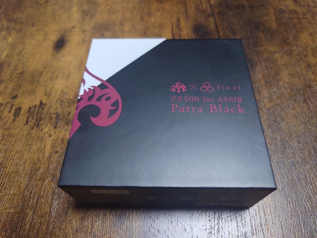 イヤホン final ZE500 for ASMR Patra Black