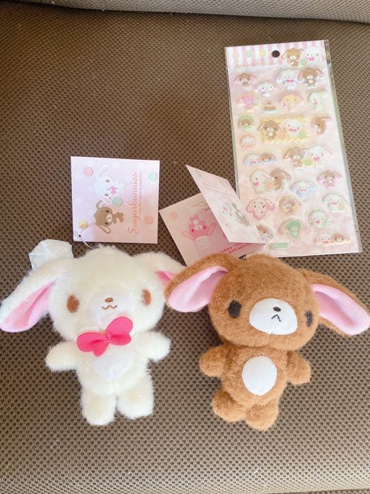 サンリオ シュガーバニーズ シール マスコットキーホルダーセット