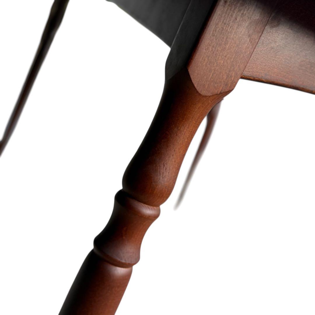 HR625木目が美しい 【希少デザイン】秋田木工　北欧テイストダイニングテーブル