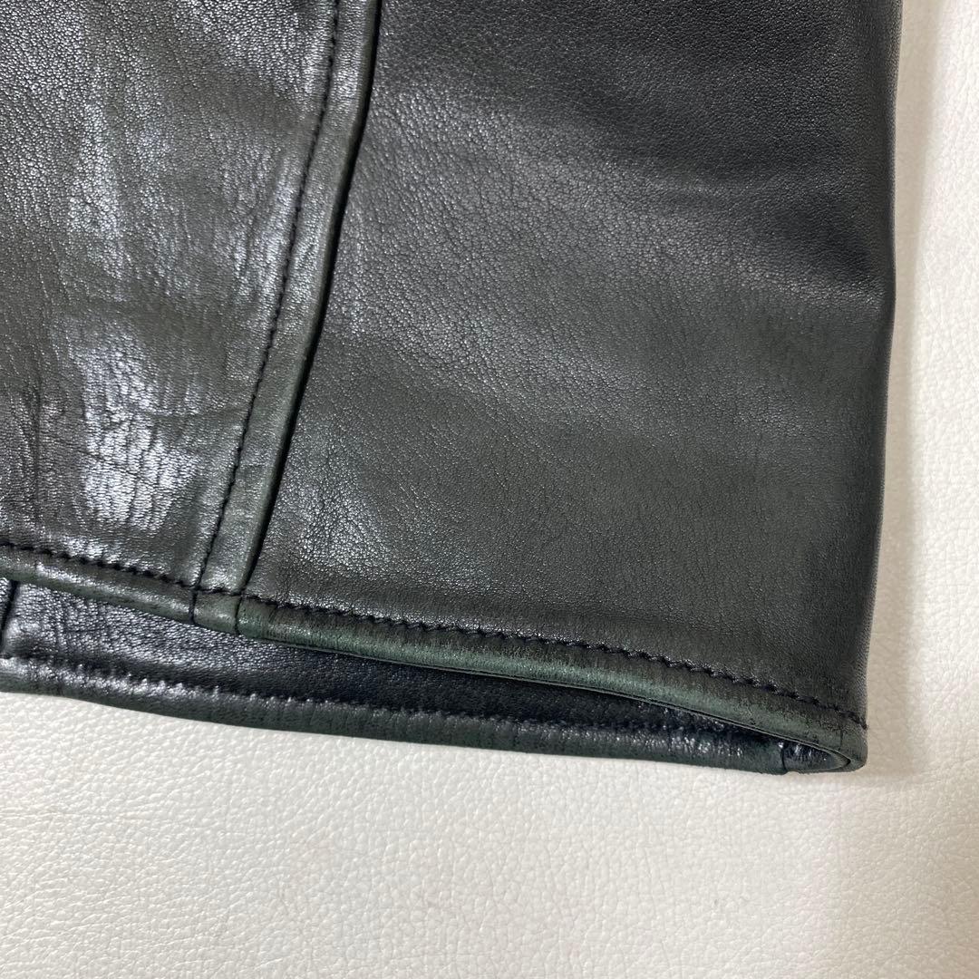 DIESEL TIMELESS 羊革 ラムレザー シングルライダースジャケット