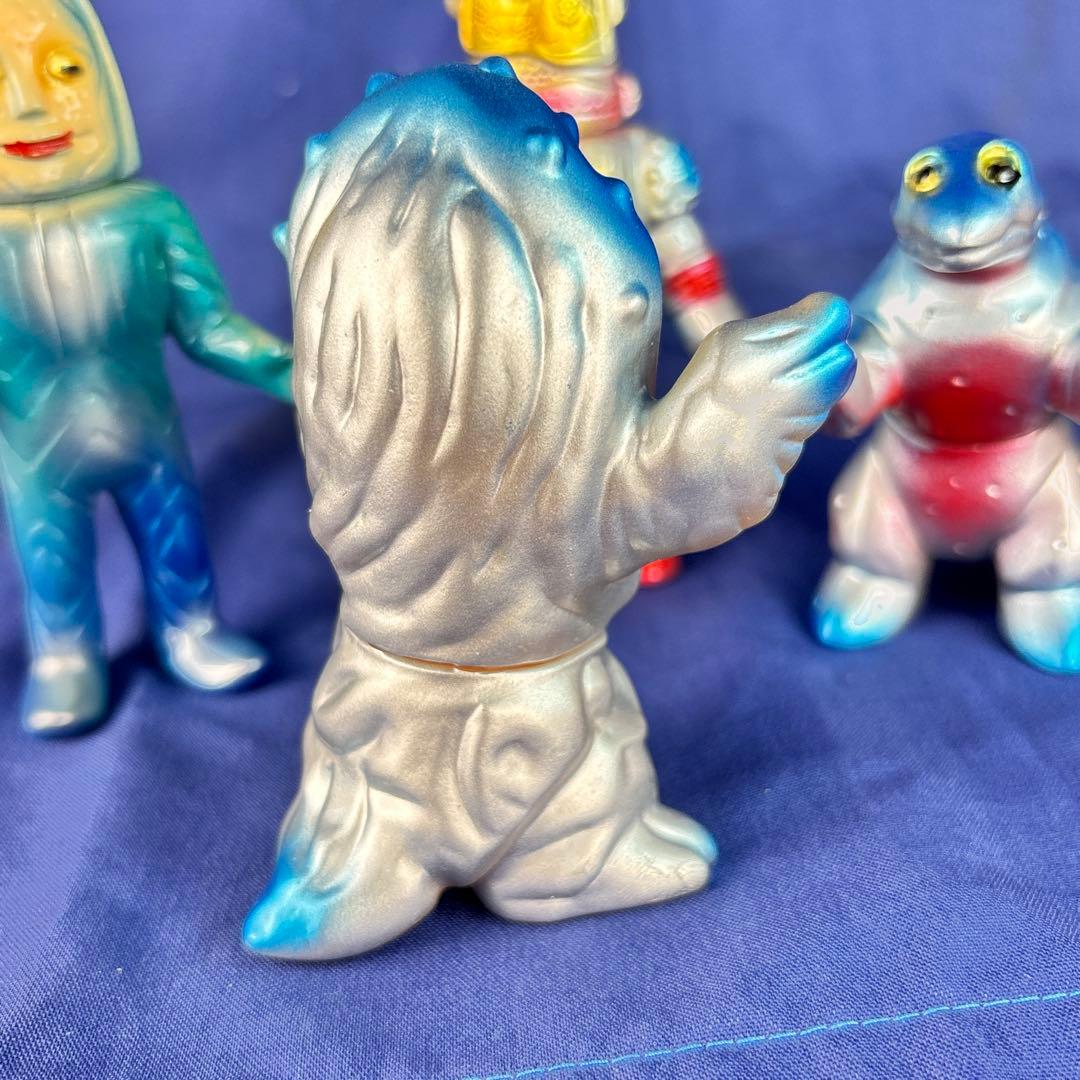 M1号　ミニサイズ　ソフビ　五体　後藤彩色所塗装　ブルマァク