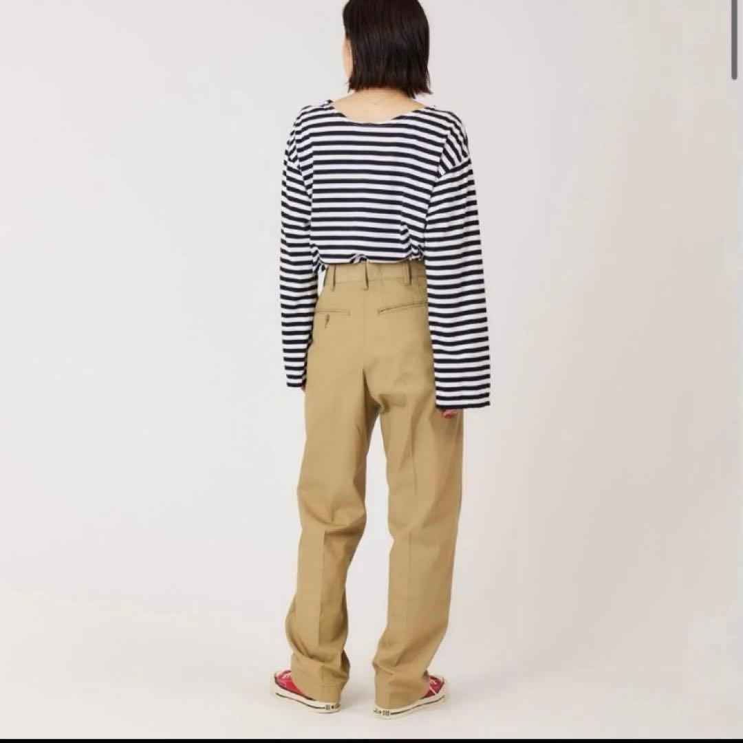 シンゾーン　shinzone ウォッシュドハイウエストチノパンツ