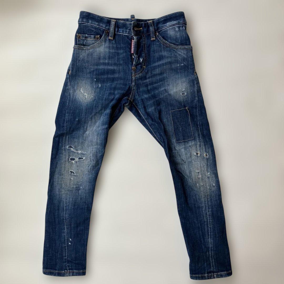 DSQUARED2 スキニーデニム ダークブルー
