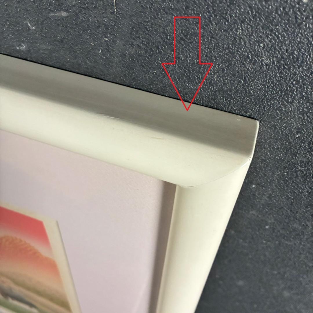 美品 イワン・ラブジン「日暮れ」シルクスクリーン 直筆サイン入り 額縁入り