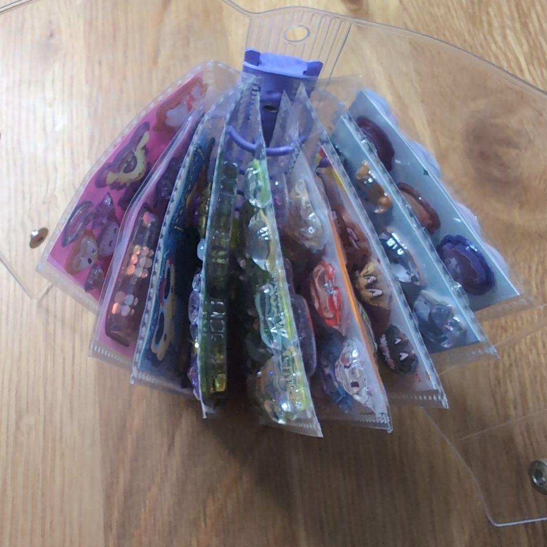 正規品 ボンボン プチ ミニ ウォーター デニム コットン おはじき シール帳