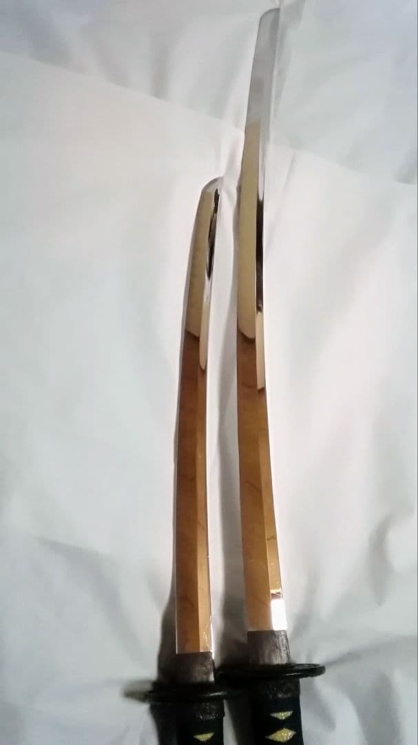 模造刀　2本セット　コスプレ　防犯　太刀　脇差し　ハ