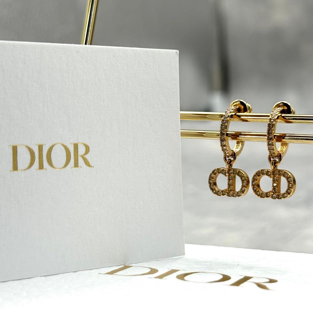 現行✨ ディオール クレール ディー リュヌ ピアス ラインストーン 両耳用