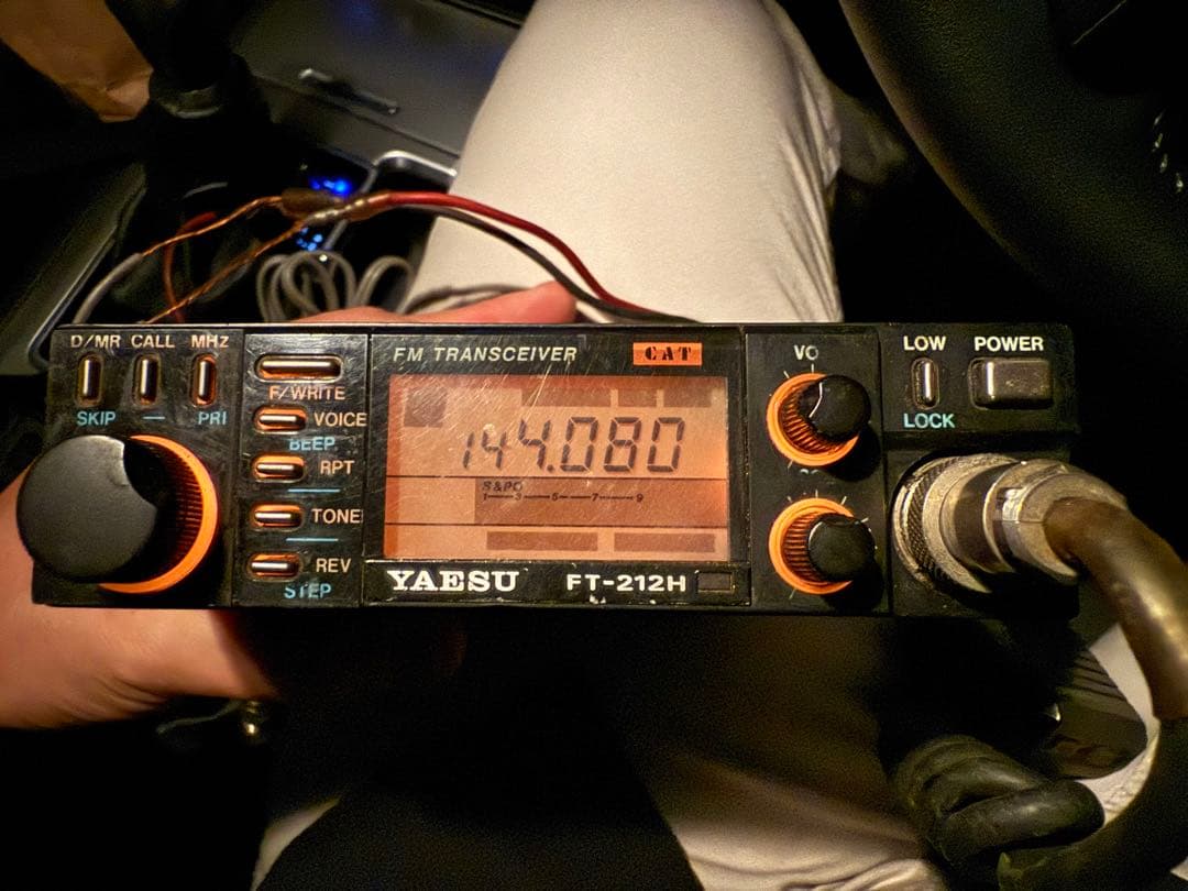 【中古】八重洲無線FT-212H FMトランシーバー アマチュア無線マイクセット