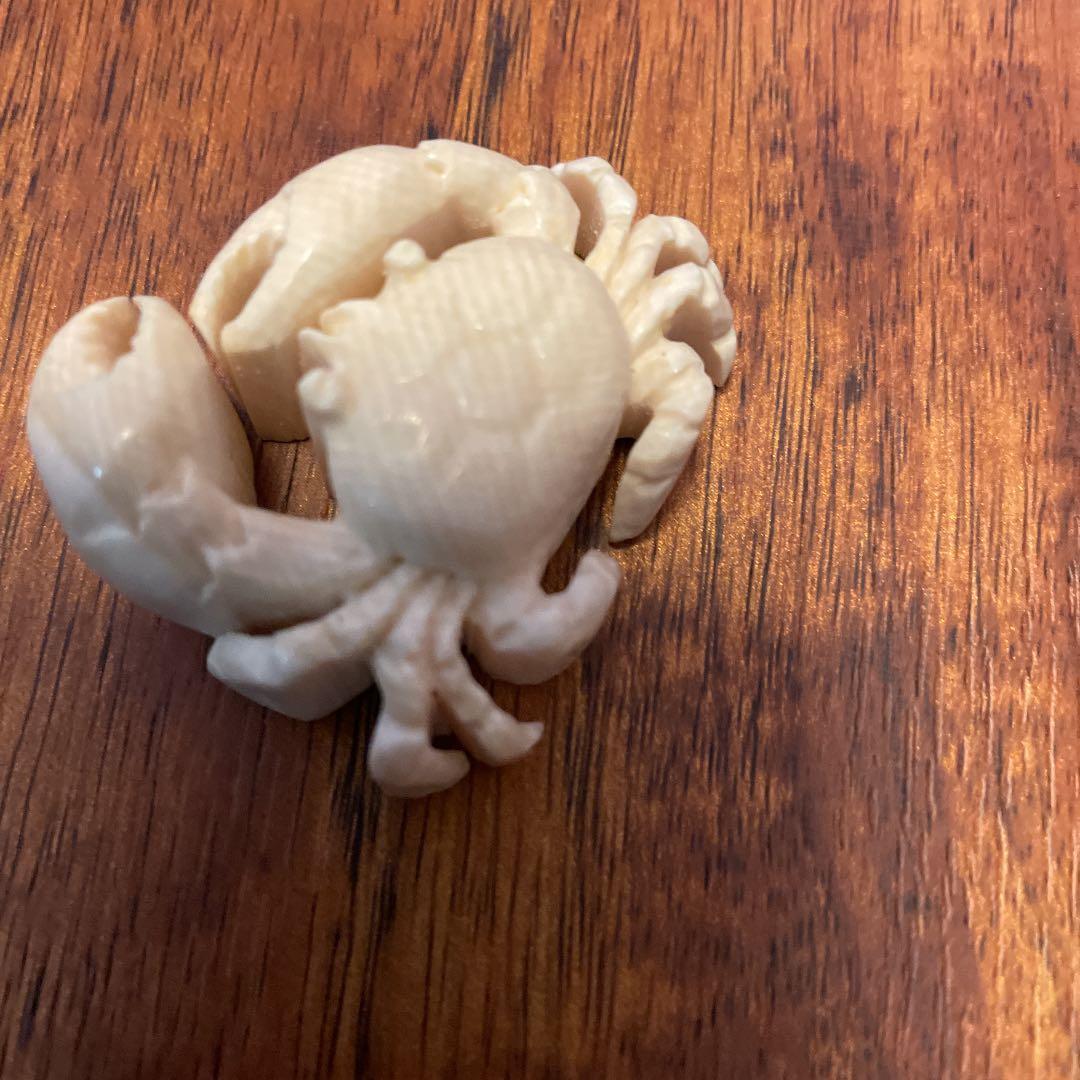 ナンタケットバスケット　マンモスオーナメント　カニ