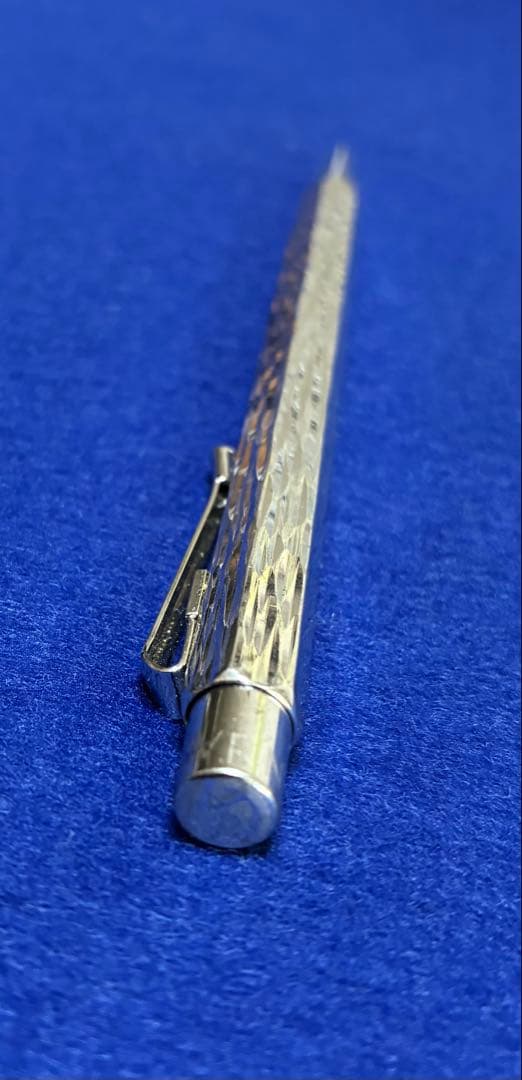 カランダッシュ　ベネシアン　ボールペン　銀張