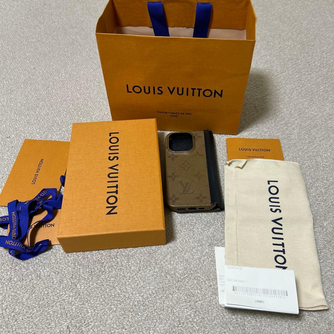 LOUIS VUITTON モノグラムリバースフォリオ iPhone14Pro
