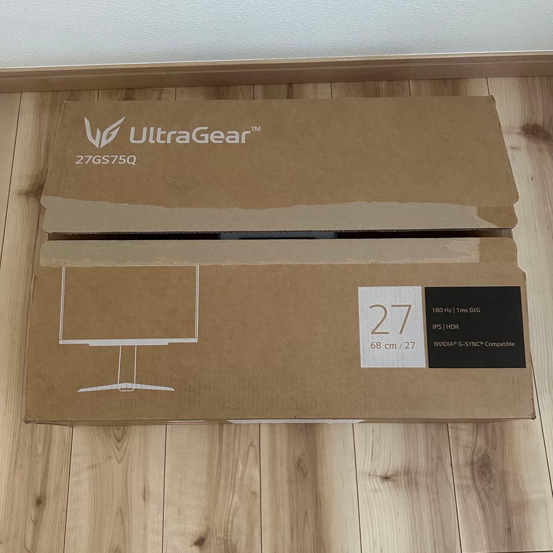 【未使用】LGゲーミングモニター　27インチ27GS75Q