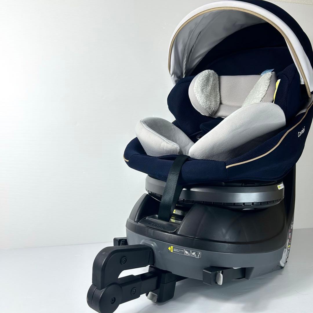 極美品☆コンビ チャイルドシート クルムーヴ スマートJL-590 ネイビー