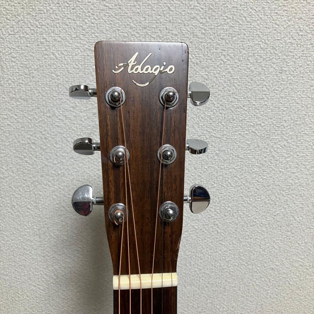 【弦新品】Adagio DA-1 アコースティックギター/背負えるバック付き
