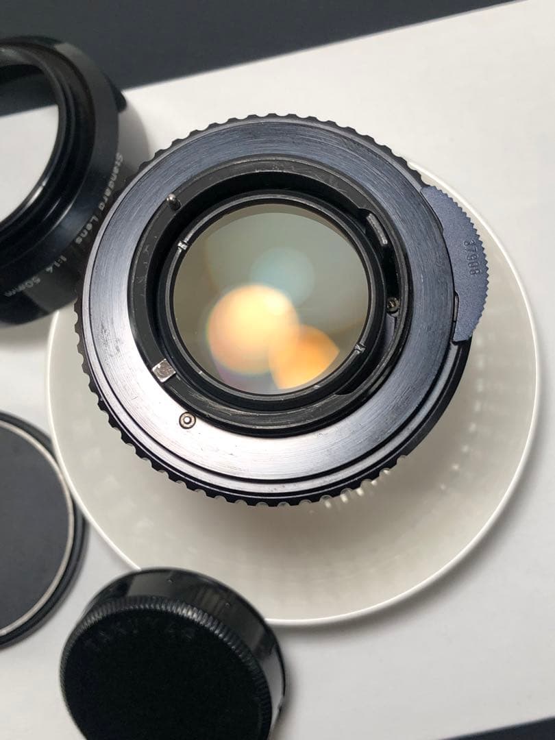 フード付き　smc takumar 50mm f1.4 m42