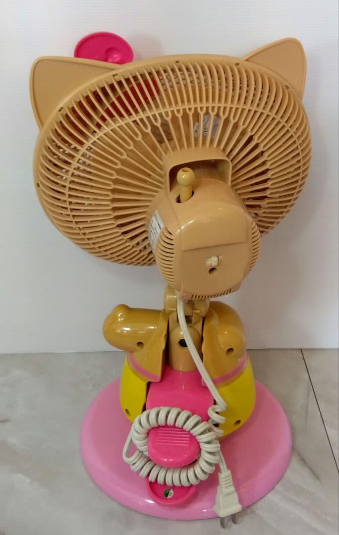 希少品　ハローキティ 日焼けキティ ガングロキティ 2way 扇風機
