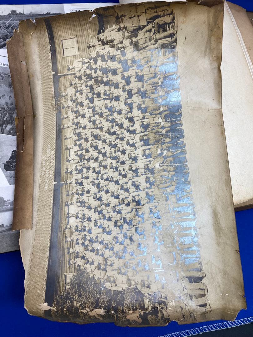 希少⭐️非売品　記念写真帖 支那事変 朝鮮第二十三部隊　入隊記念写真付き　12…
