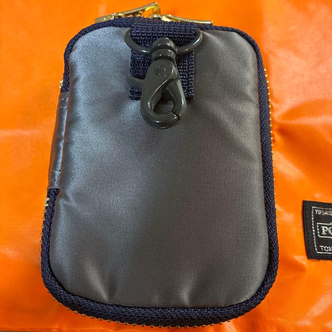 PX ポーター　タンカーキーケース シルバーグレー