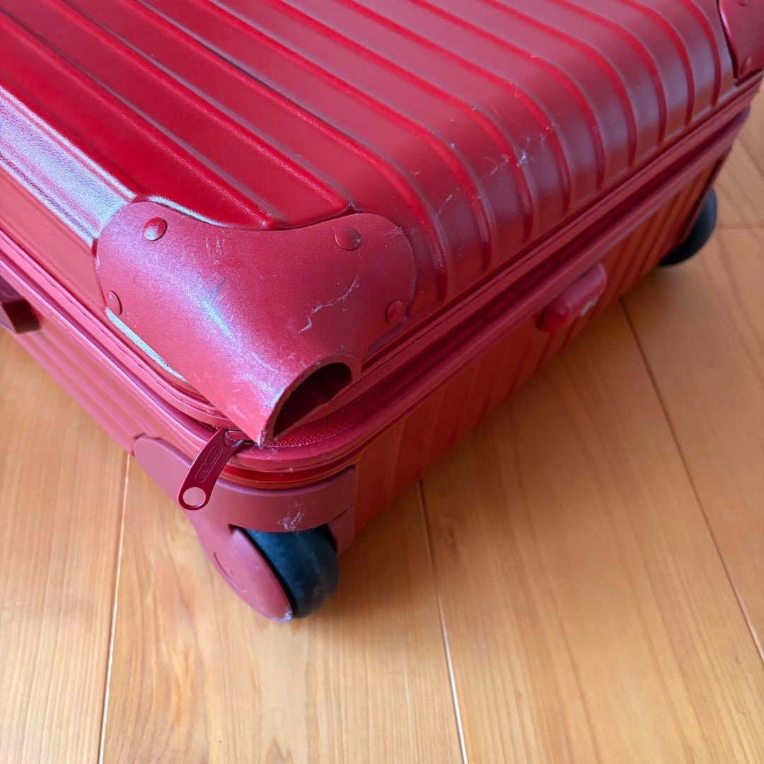 【保証書付き】RIMOWA SALSA スーツケース レッド 35L 廃盤品２輪