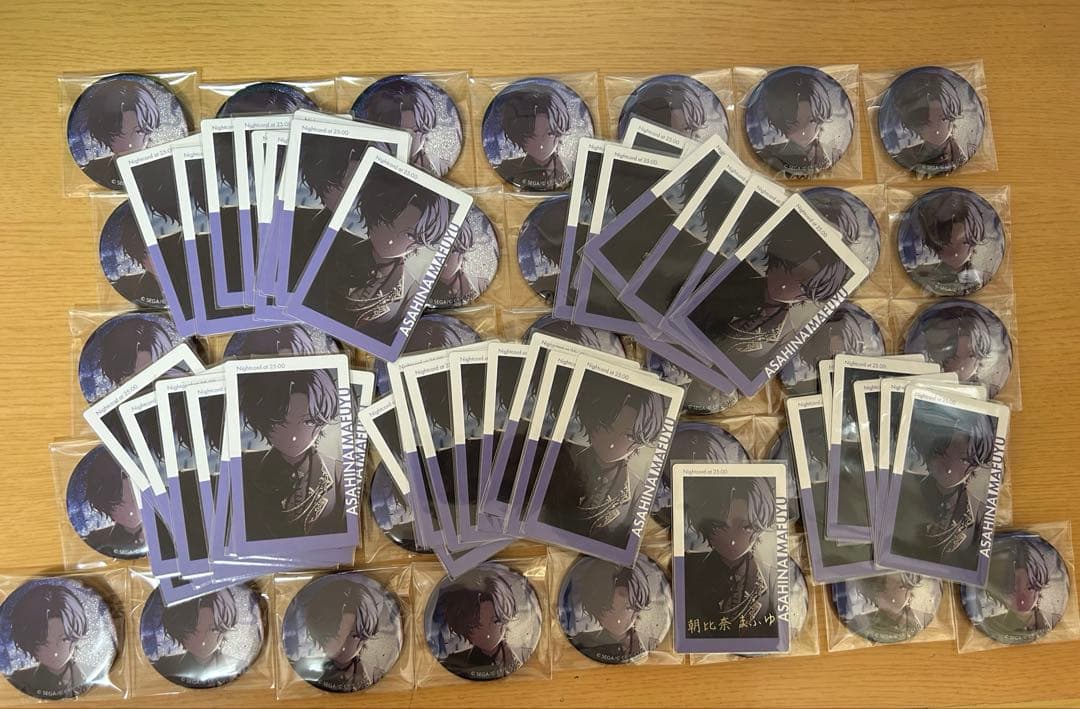 う*️様 プロセカ 朝比奈まふゆ グリッター缶バッジ エピカ 42A 22A