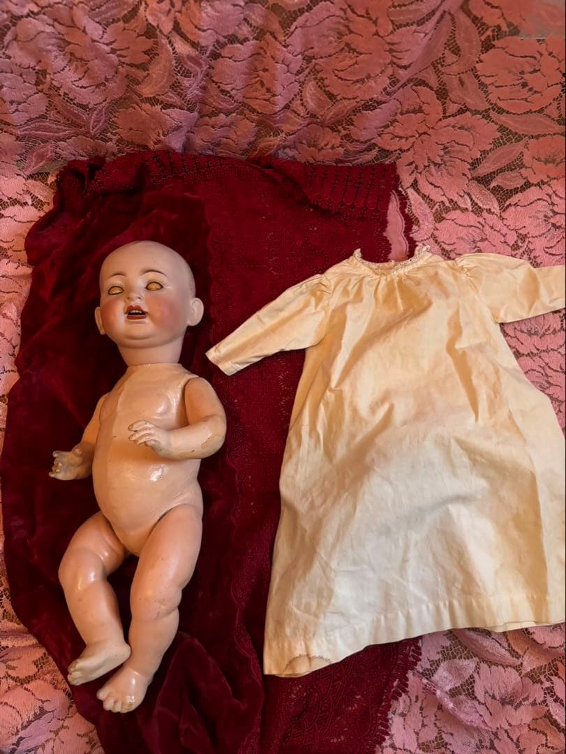 アンティーク　ビスクドール　ベビー