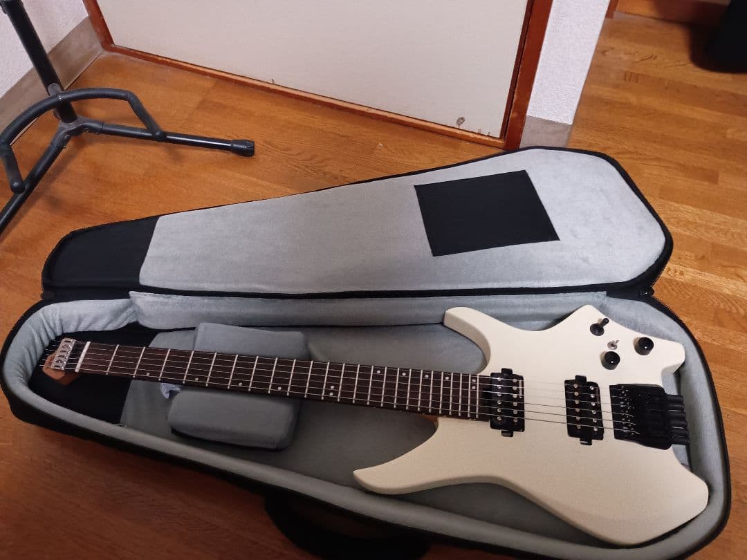 HexGuitars N400 ルミンレイ ダイレクトスイッチ,PU交換等改造有