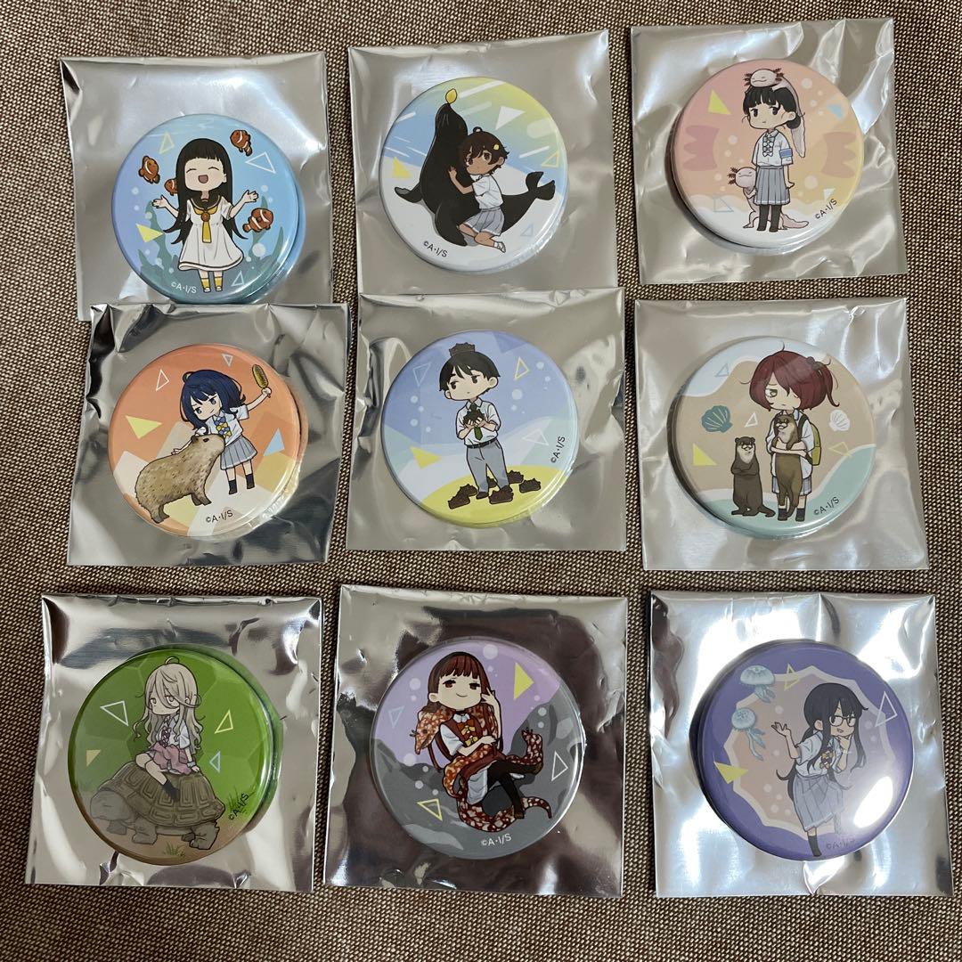 負けヒロインが多すぎる! 竹島水族館 コラボ 缶バッチ フルコンプセット