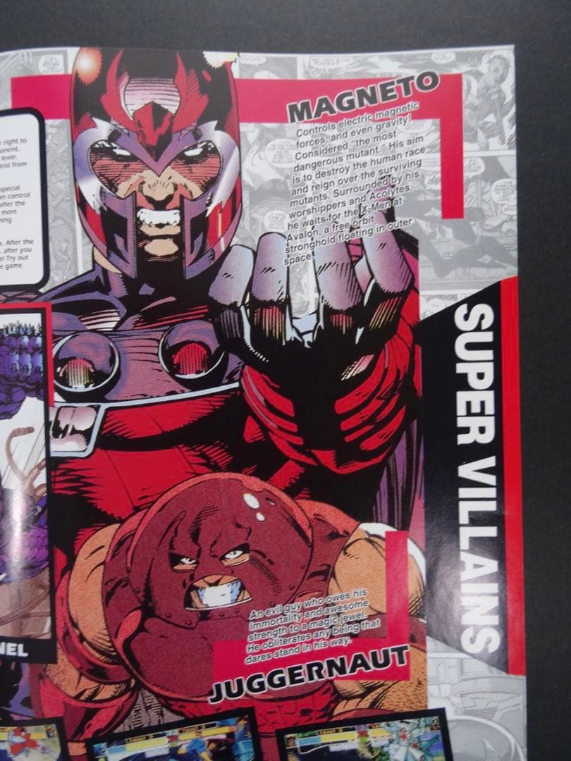 【超貴重】カプコン \"X-MEN\" アーケード版の国内・海外版パンフレット