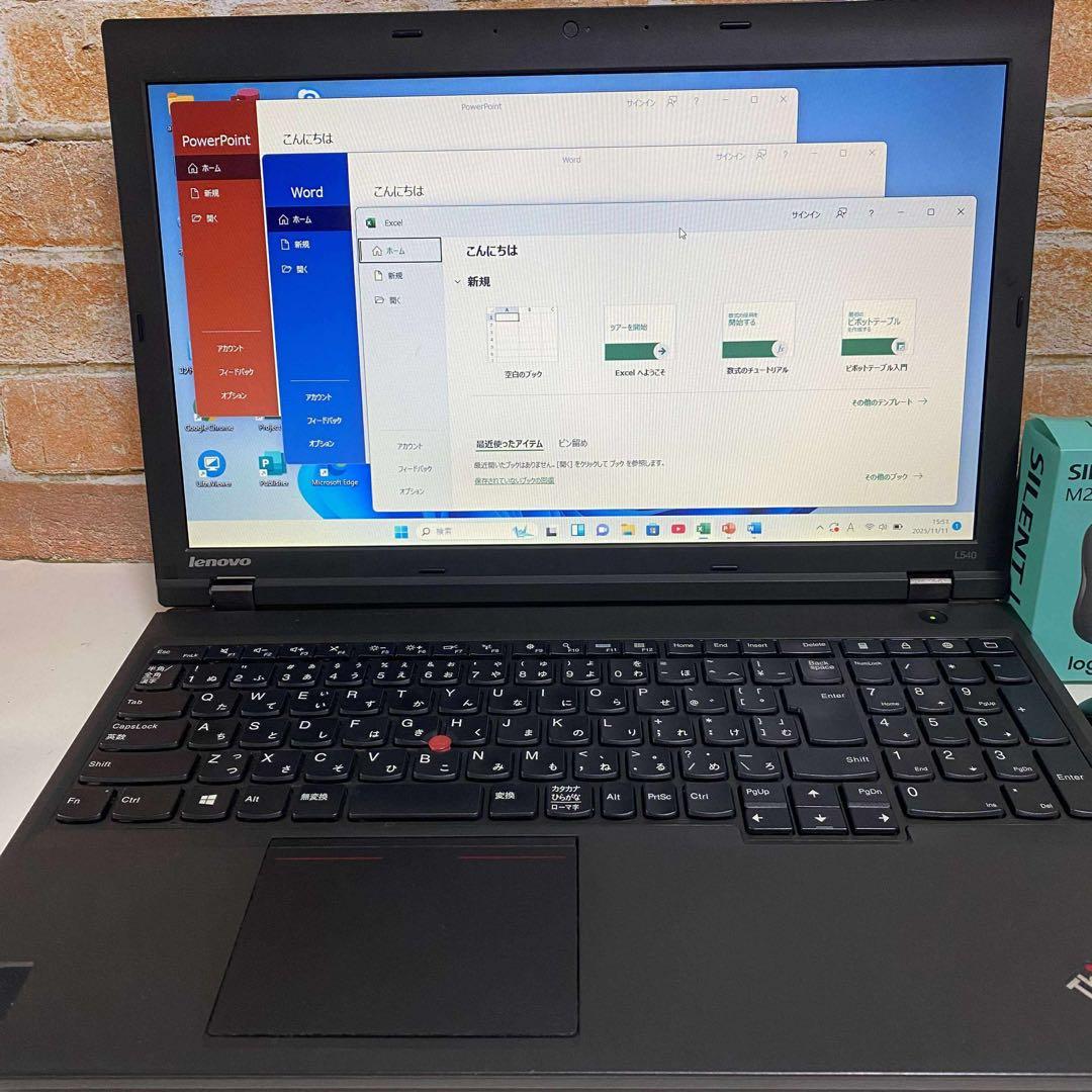 レノボノート PC Corei5 SSD メモリ8GB Windows11Pro