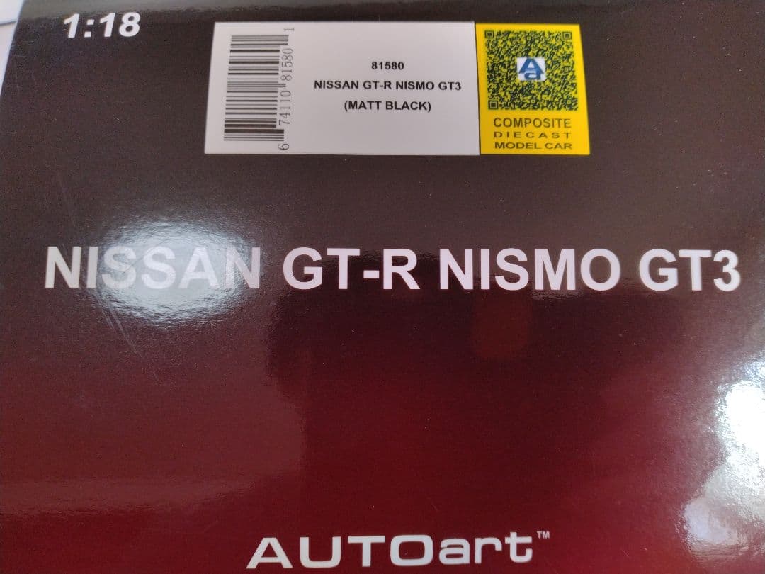 オートアート　1/18　AUTOart　　GT-R　ニスモ　　NISMO　GT3