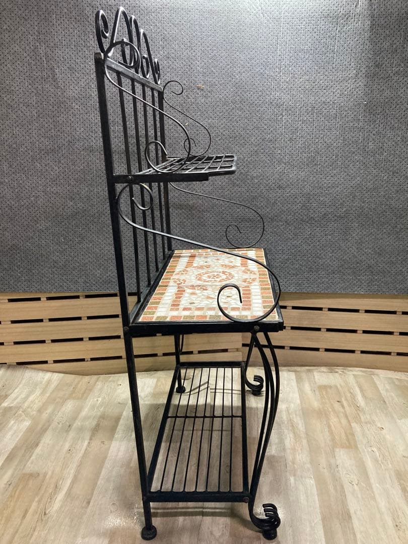 アイアンシェルフ タイル付き