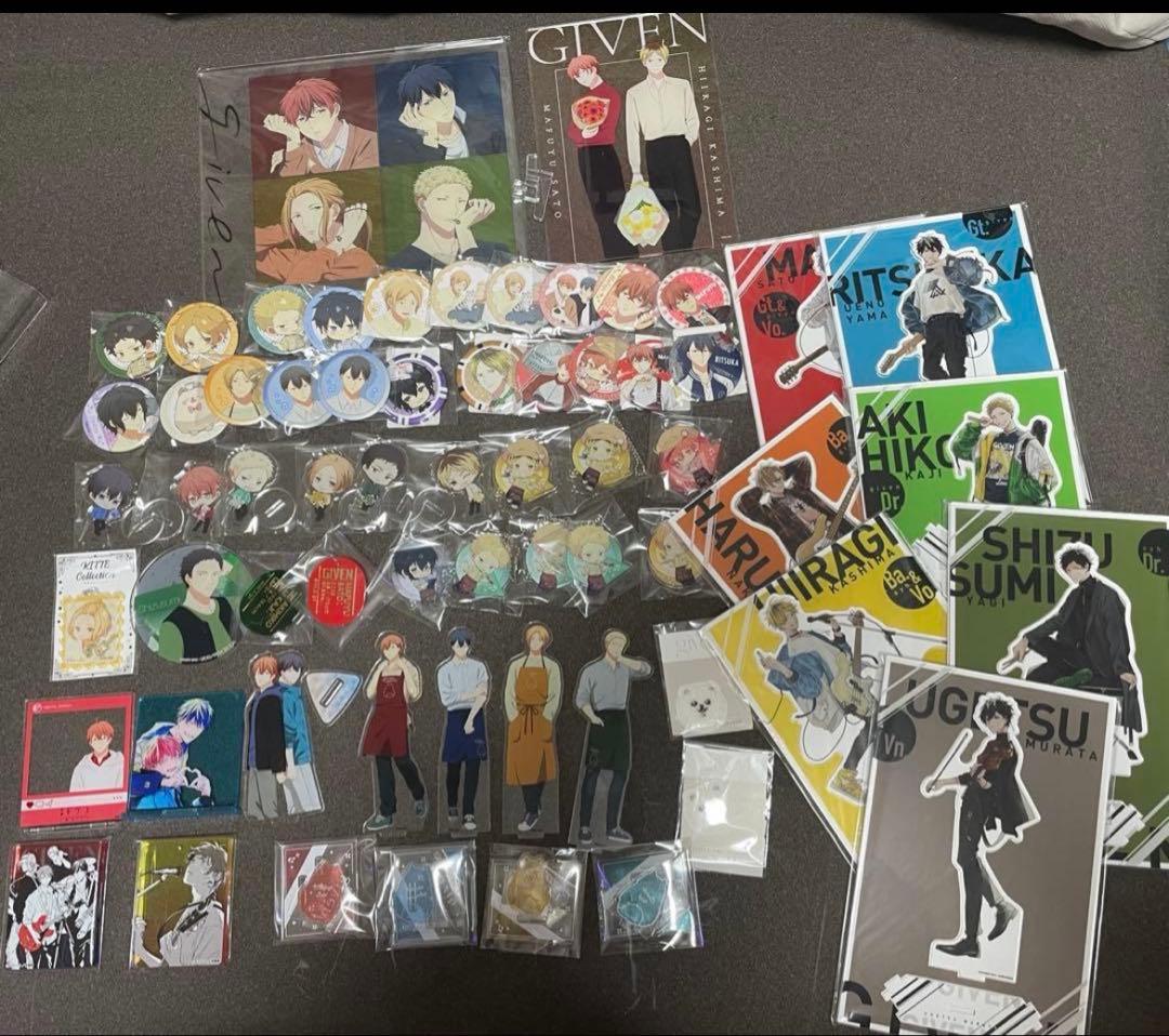 ギヴン アクスタ 缶バッジ まとめ売り スイパラ