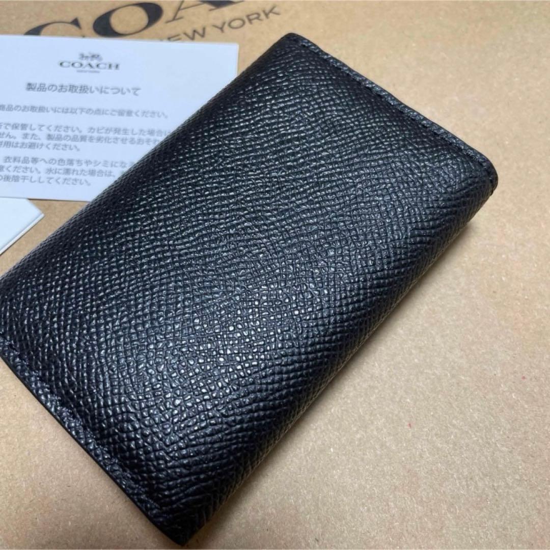 新品未使用 COACH コーチ　キーケース ブラック