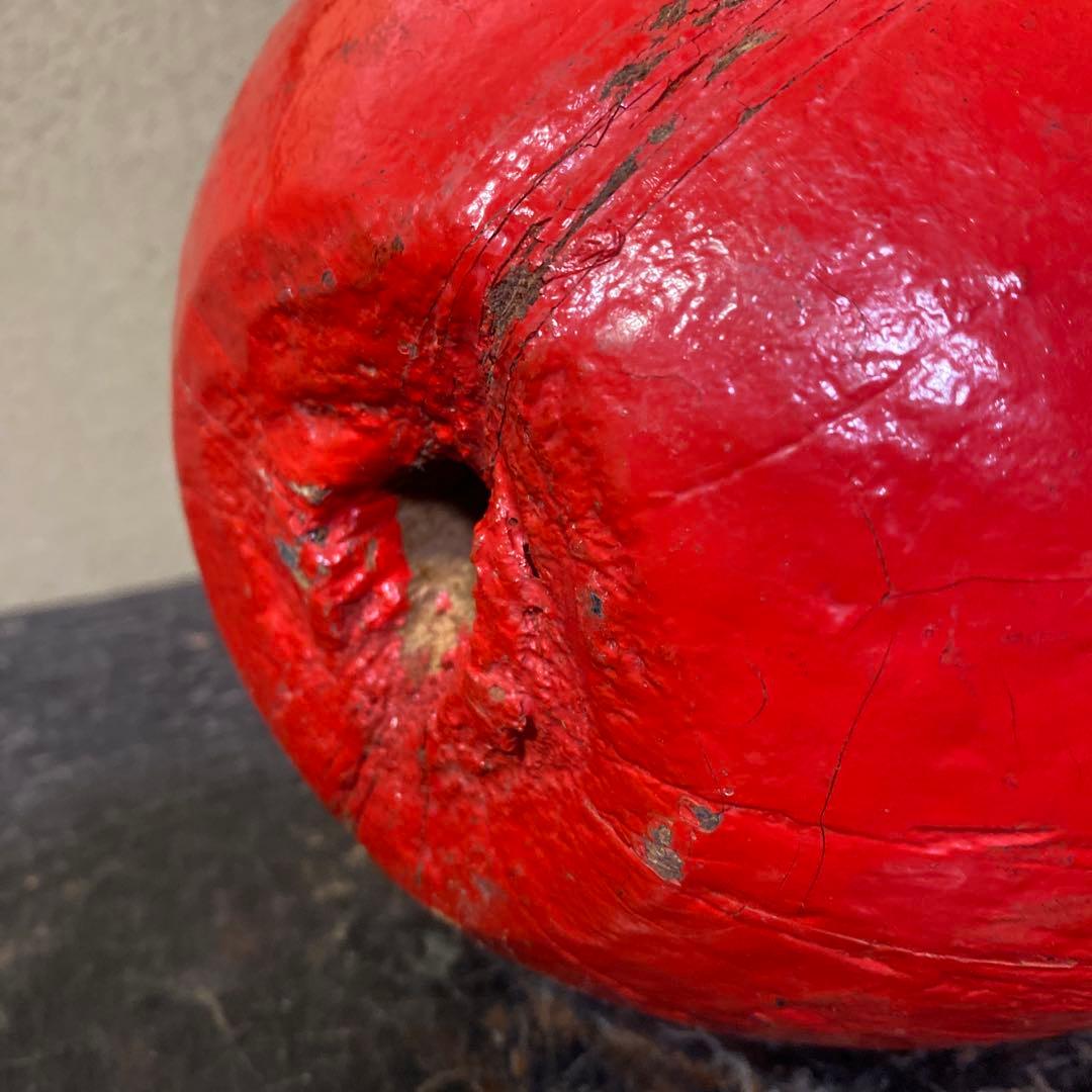 郷土玩具赤達磨張子の型15cm18cm12cm
