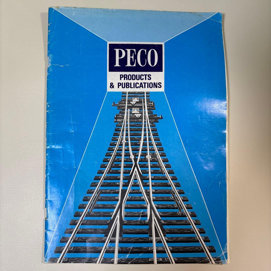 【タイムセールレア】PECO 総合カタログ (英文) Nゲージポイント現寸大型紙