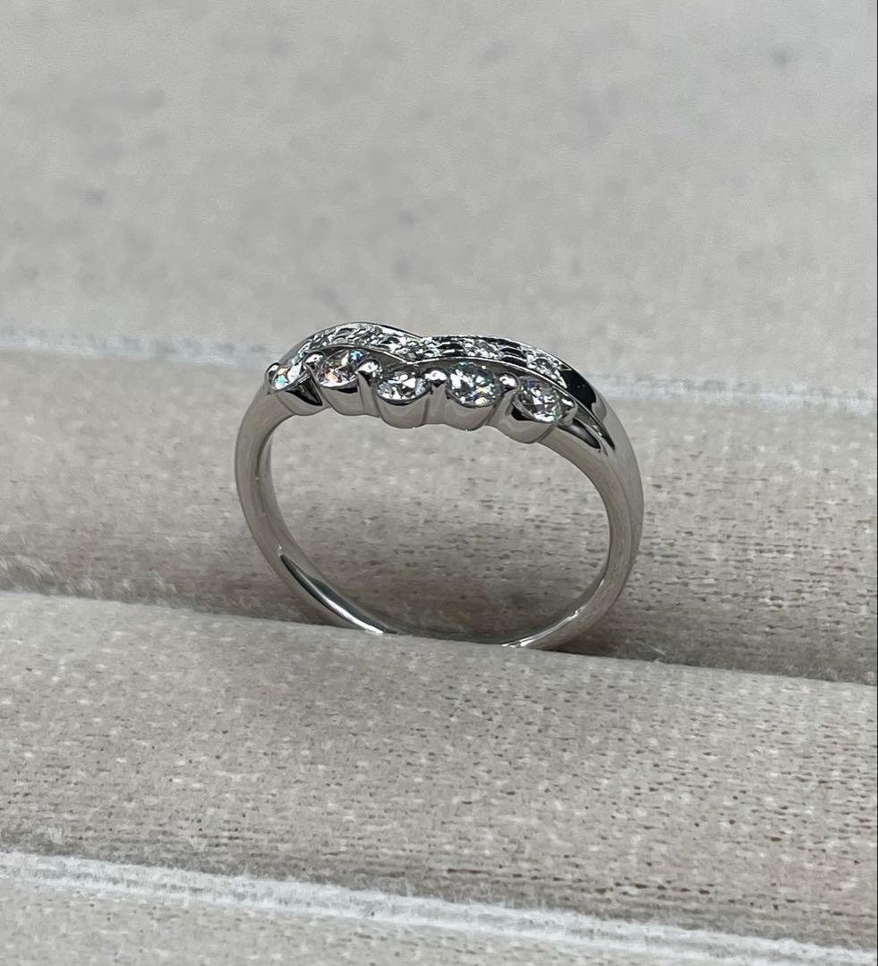 専用JL174★高級 ダイヤモンド0.396ct プラチナ リング
