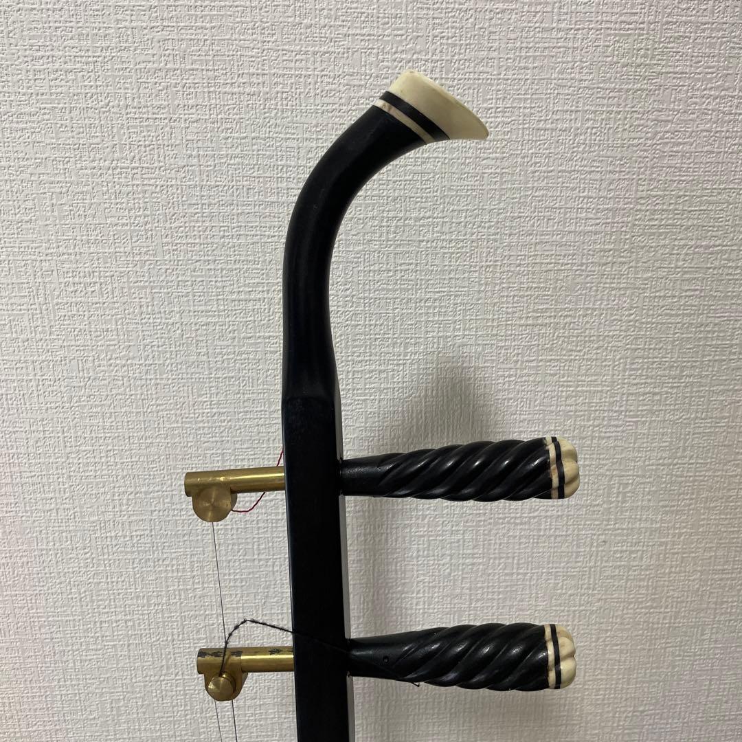 高級 二胡 ねじり 弦楽器 民族楽器 ケース付属