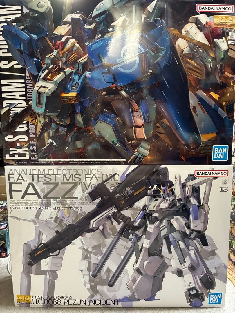 い*が様 【未組立】 MG 1/100 Ex-Sガンダム FAZZ センチネルセ