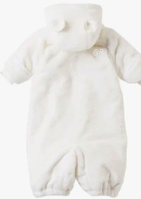 新品•タグ付✨familiar ファミリアおくるみ兼ジャンプスーツ60お宮参り