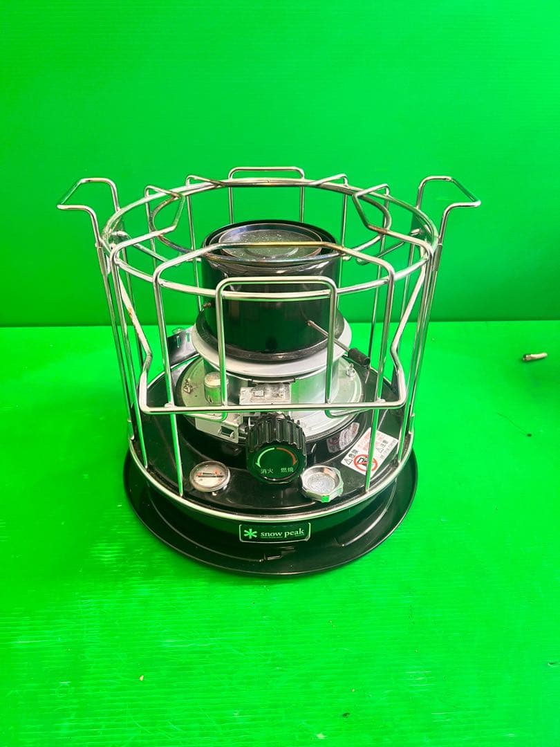 peak シングルバーナーコンロ 石油コンロ KH-002BK 動作品