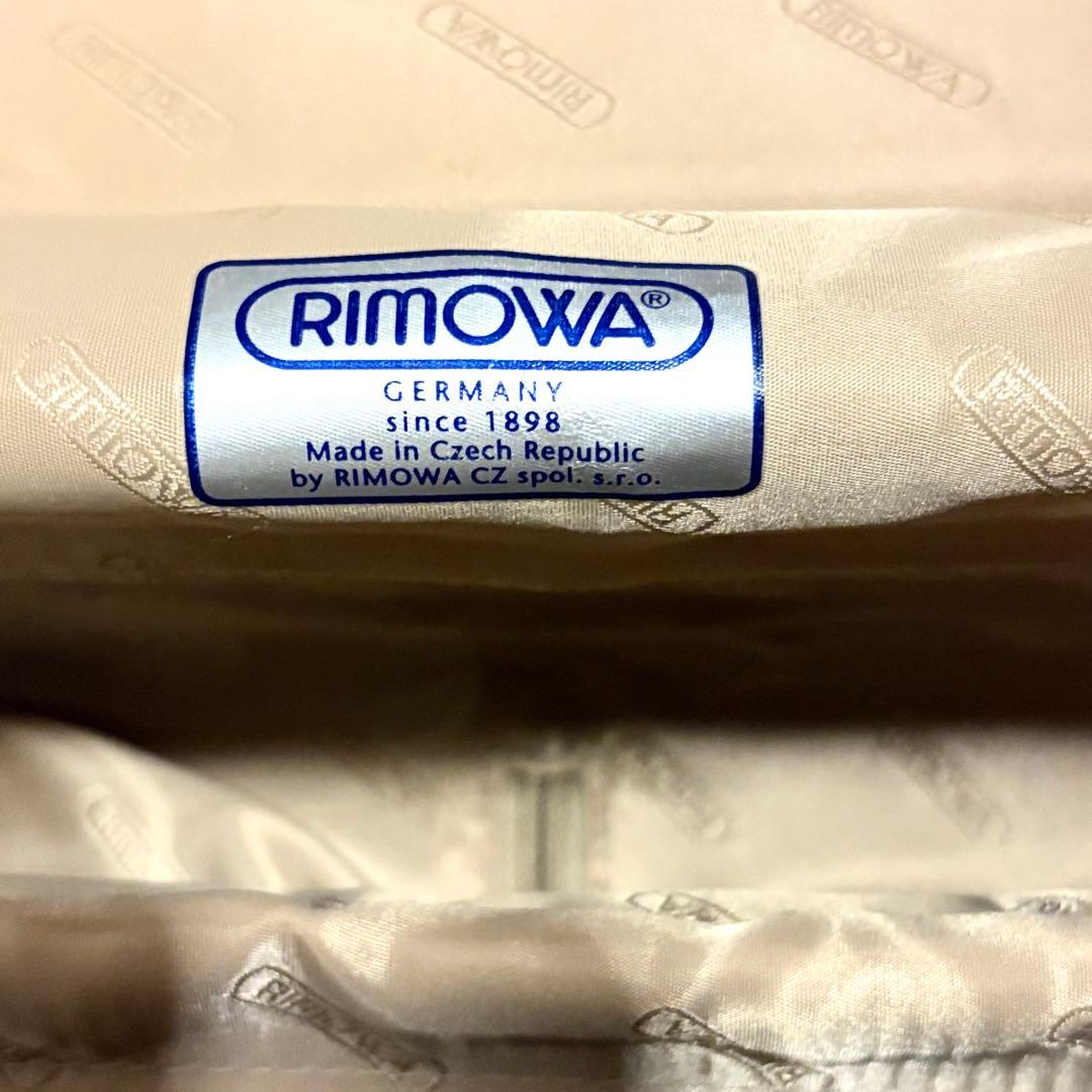 美品 リモワ サルサデラックス ハイブリッド 32Ｌ オリエンタルレッド　2輪