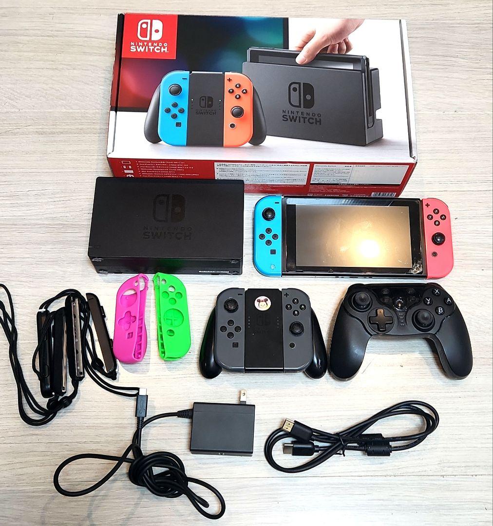 任天堂 Nintendo Switch Set ジャンク品 ジョイコン不具合有