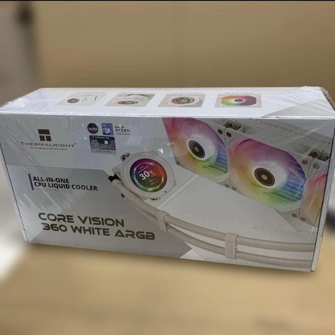 新品Thermalright CORE Vision 360 ホワイト ARGB