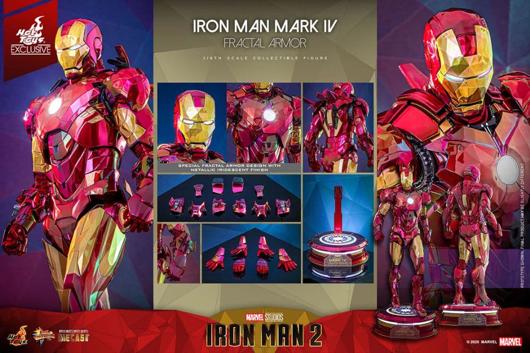 ホットトイズ アイアンマン・マーク4 フラクタルアーマー (プリズム・アーマー)