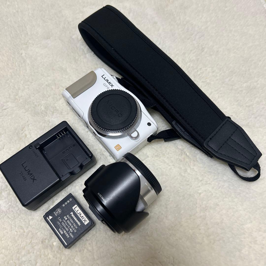 【中古】パナソニックPanasonic Lumix DMC-GF6 レンズキット