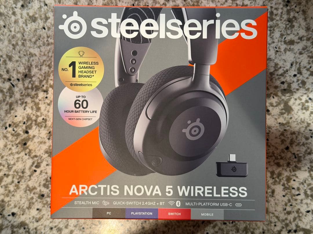 新品未開封 SteelSeries ARCTIS NOVA 5 WIRELESS