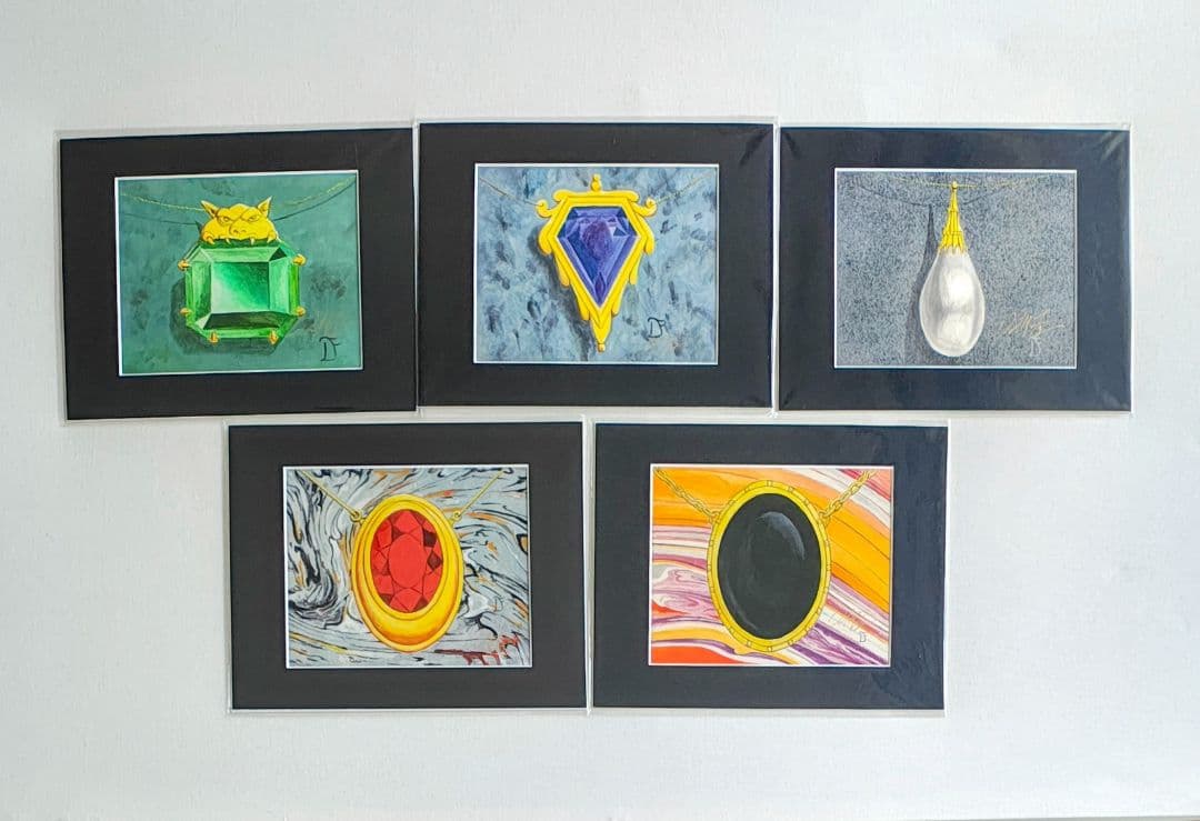 アートプリント　５枚セット MOX モックス　Dan Frazier　MTG