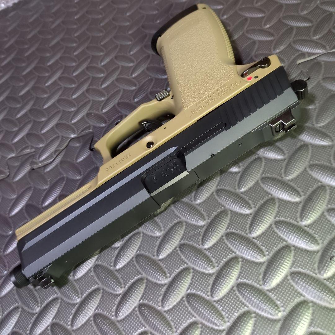 【KSC】MK23 ソーコムピストル (CO2) タンカラー ABS