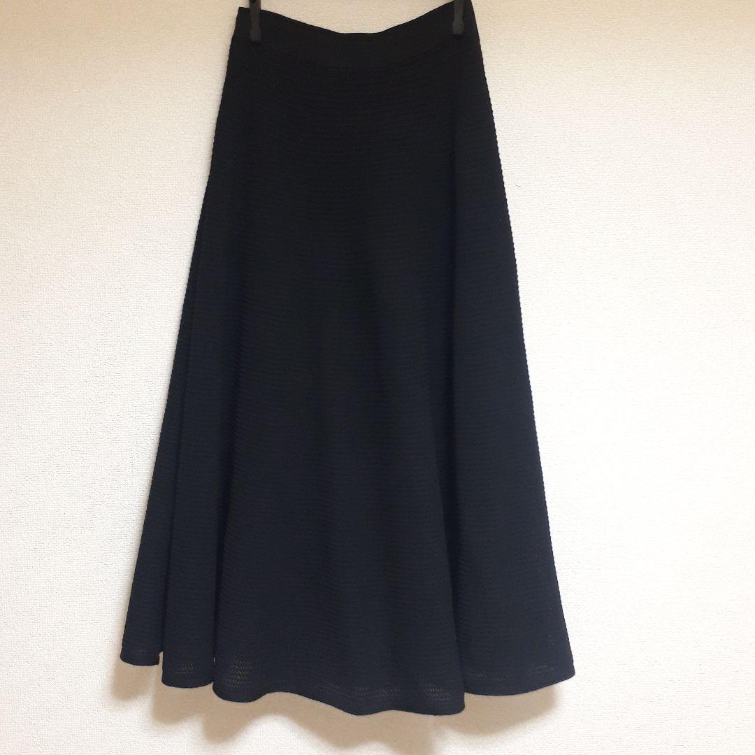 MADISONBLUEメッシュニットフレアスカート01