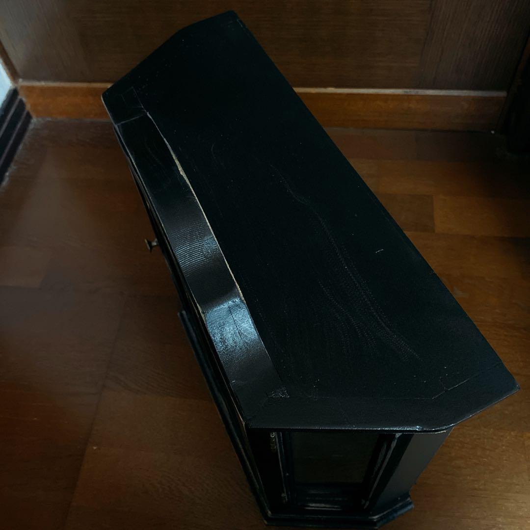 I*z様 サリュガラスキャビネット　ブラックアンティーク　コレクションケース　ハ